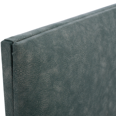 Krevat njëspalësh Milo HM652.27, për dyshek 90x200 cm, material nubuck, ngjyrë e gjelbër