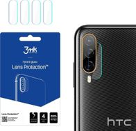 Xham hibrid për kamera 3MK për HTC Desire 22 Pro, set 4 copë, transparent