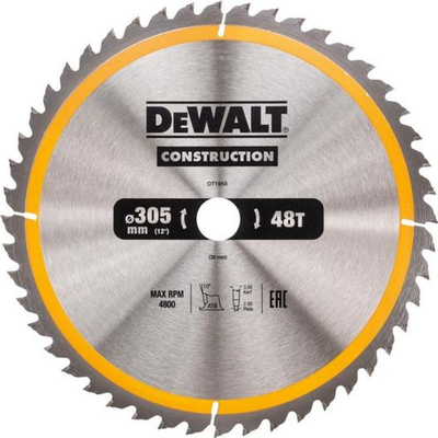 DeWalt DT1959-QZ Кружен Лист за Пила, 305 x 30 mm, 48T