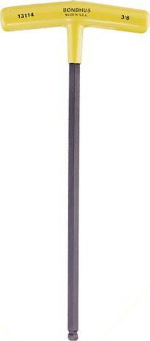 Имбус клуч Bondhus 13176, 10 mm, со топчест крај, со рачка Т