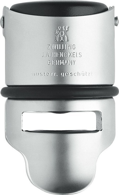 Mbyllës shampanje Zwilling Champagne Stopper, metal 6 x 15 cm, ngjyrë nikel