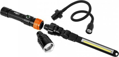 Llambë pune Neo Tools 99-107, 3 në 1, 3W COB LED 350 lm, IP44, me USB-C