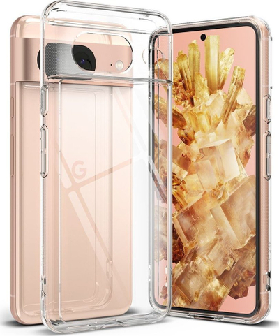 Futrollë Ringke Fusion për Google Pixel 8, plastike TPU, e tejdukshme