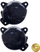 Set drita mjegulle HB4 Clear Glass, Black Smoke, për VW T5 Crafter Polo 9N3