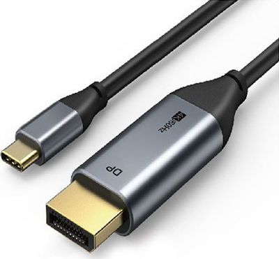 Kabllo USB-C në DisplayPort, 4K, 1.8m, e zezë