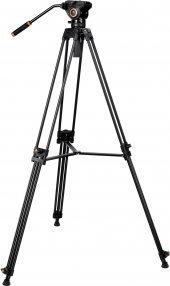 Tripod video K&amp;F Concept 72", 1.8m, me kolonë qendrore travers, alumin