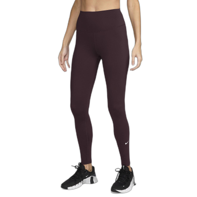 Leggings Nike One për femra, bel i lartë, material jo transparent, të zeza