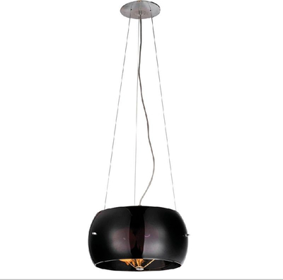 Luster varëse Azzardo Cosmo Drum, 3 llampa E27, 52 cm, e zezë