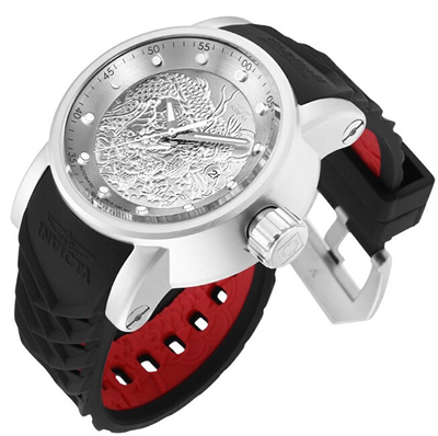 Orë dore për meshkuj Invicta S1 Rally Automatic 15862, e zezë/argjendtë