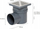 Kullues dyshemeje Drain, 15x15cm, dalje anësore 110mm, grilë inox