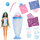 Kukull Barbie Pop Reveal Sweet Tears, flokë blu, JFY61