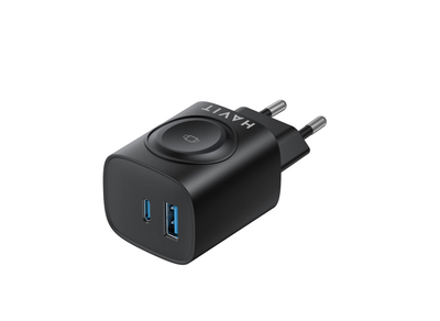 Karikues muri Havit UC132, USB A, USB C, i zi