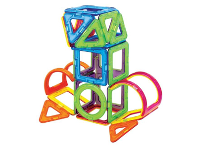 Lodër ndërtimi me magnet Magformers Basic Set 42, 42 copë, shumëngjyrëshe