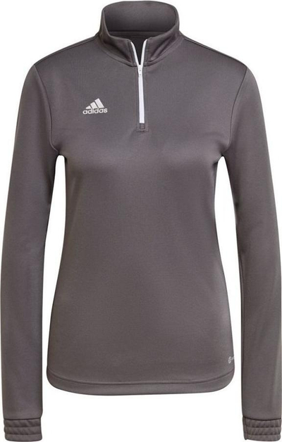 Bluzë sportive për goca Adidas Entrada 22 Top Training, Aeroready, mëngë të gjata, gri