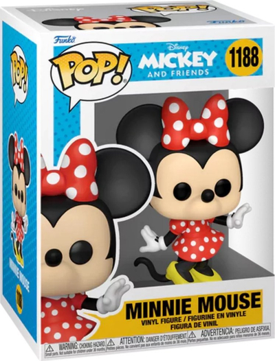 Figurinë Funko POP Disney Classics Minnie Mouse, 10cm, vinil, shumëngjyrëshe