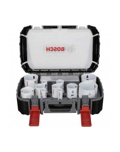 Set sharra rrethore Bosch Progressor, 14 copë, Universal, gri