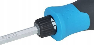 Kaçavidë racë Gedore SilentGEAR 3031918, 1/4", ergonomike, blu e zezë