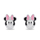 Vathë për vajza Brilio Silver Minnie Mouse EA714W, të argjendtë