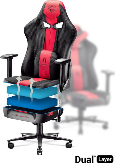 Karrige Diablo X-Player 2.0, XL, e zezë/kuqe