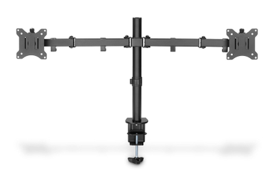 Држач за маса за монитори Digitus DA-90400, за 2 монитори 15"-32", ергономско прилагодување, црна
