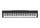 Piano digjitale stage Yamaha P-225B, 88 taste, USB, e zezë