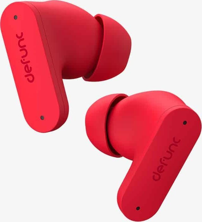 Kufje pa tela Defunc Earbuds True ANC D4353, in-ear, me kuti karikimi, të kuqe