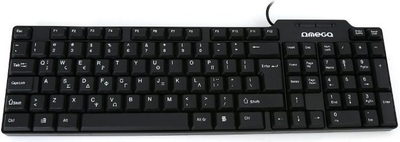 Tastierë Omega OK-05 (OK05TGR), e zezë, GR