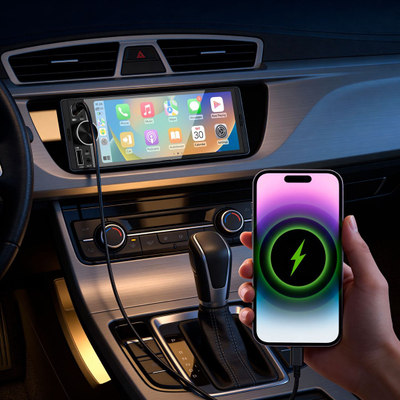 Radio veture Kruger &amp; Matz KM2016, CarPlay, Android Auto, e zezë