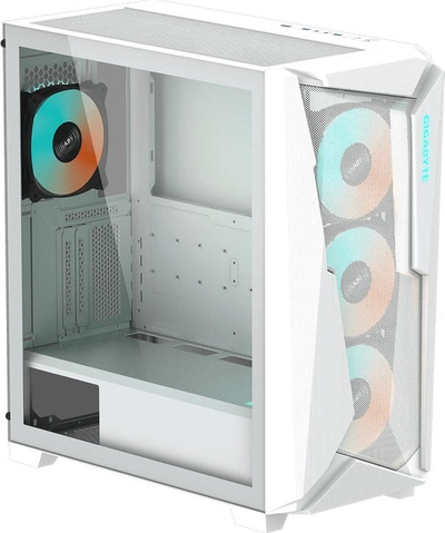 Kasë për kompjuter Gigabyte C301 Glass, i bardhë