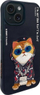 Kapak telefoni Audi Nimmy Case iPhone 15 6.1", Glasses Cool Cat, i zi
