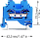 Klemë hekurudhore Wago 281-104, 2 përçues, 4mm², blu