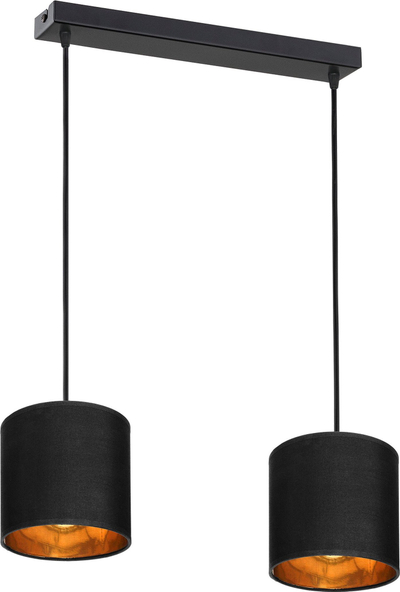 Llambë varëse Orno NEVA, 2x60W, E27, e zezë
