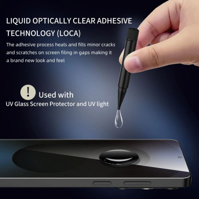 Xham mbrojtës Tech-Protect Glass UV+, 2 copë, 9H, transparent