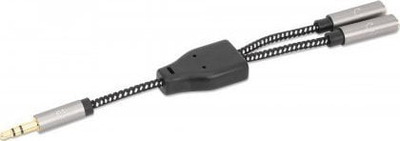 Adapter audio splitter AUX, 15 cm, 3.5 mm, i zi