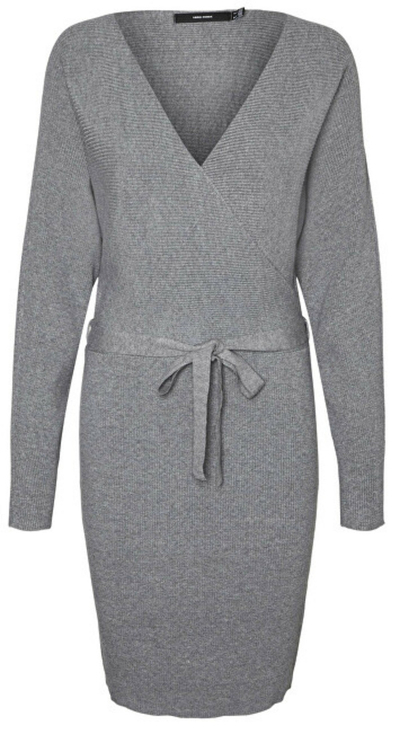 Fustan Vero Moda 10269251 Medium Grey Melange Size: S