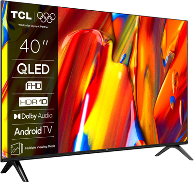 TV TCL QLED 40V5CX7, 40", 4K Ultra HD, Smart Android TV