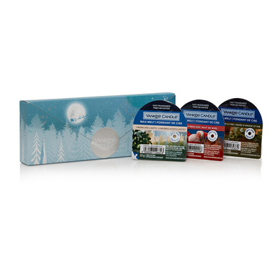 Set dhuratë Yankee Candle Christmas Gift Set, dyllë aromatik 3 x 22 g