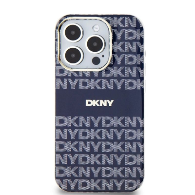 Mbulesë telefoni DKNY DKHMP15XHRHSEB për iPhone 15 Pro Max 6.7", hardcase MagSafe, blu