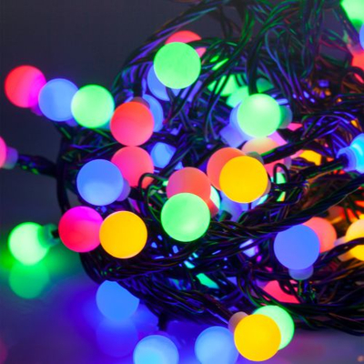 Drita pemë Krishtlindjeje Christmas Tree Lights 100LED, 10m, RGB, shumëngjyrëshe