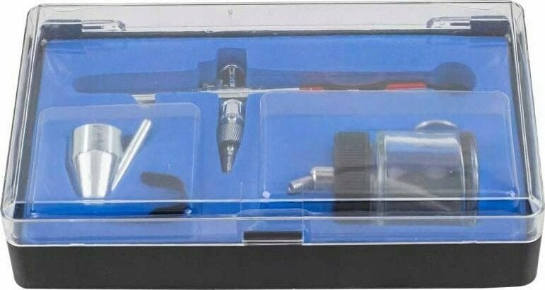 Airbrush ROCKFORCE RF SL140, gryka 0.3 mm, kupë 7 ml, i argjendtë