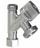 Valvul këndore dekorative Arco Conekta, 1/2"-1/2"-3/4", krom