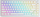 Set keycaps Glorious Aura V2 PBT ANSI US, 145 taste, i bardhë