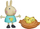 Set figura Peppa Pig Fun Friends, 2 mini figura, plastik, shumëngjyrëshe