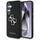 Futrollë telefoni Guess Grained Big 4G Logo Classic për Samsung Galaxy S25 6.2", plastike, e zezë