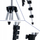 Tripod për kamera dhe telefon Weifeng WT-3110A, alumin, kokë 360°, ngjyrë e zezë me argjendtë