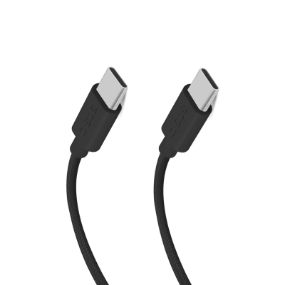 Kabllo USB C SBS TECABLETISSUETCCK, USB C me USB C, 60W, 1.5m, e zezë