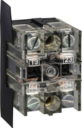 Блок контакт Шнајдер Електрик Хармони XENB1181, 2 NO, 240V, проѕирен