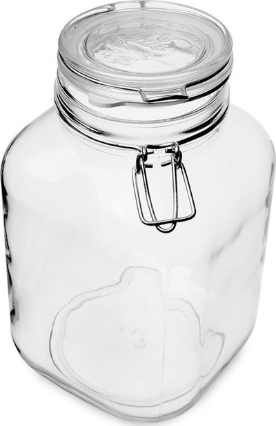 Сет стаклени тегли Bormioli Rocco Fido, 300ml, 6 парчиња, проѕирни