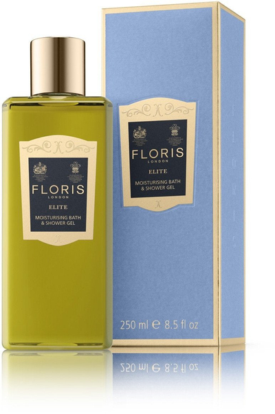 Xhel dushi Floris Elite Moisturising, 250ml, me erë bergamotje dhe livandë