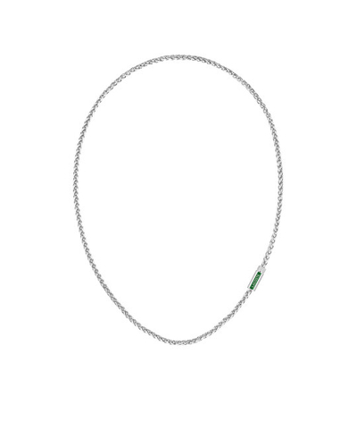 Qafore për meshkuj Lacoste Spelt 2040340, 56 cm, e argjendtë